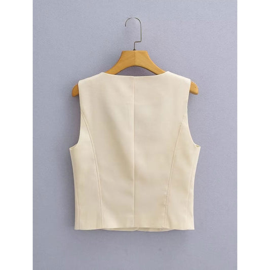 Women Vest Short Vest Coat